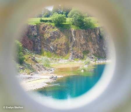 View of swallows from the walls